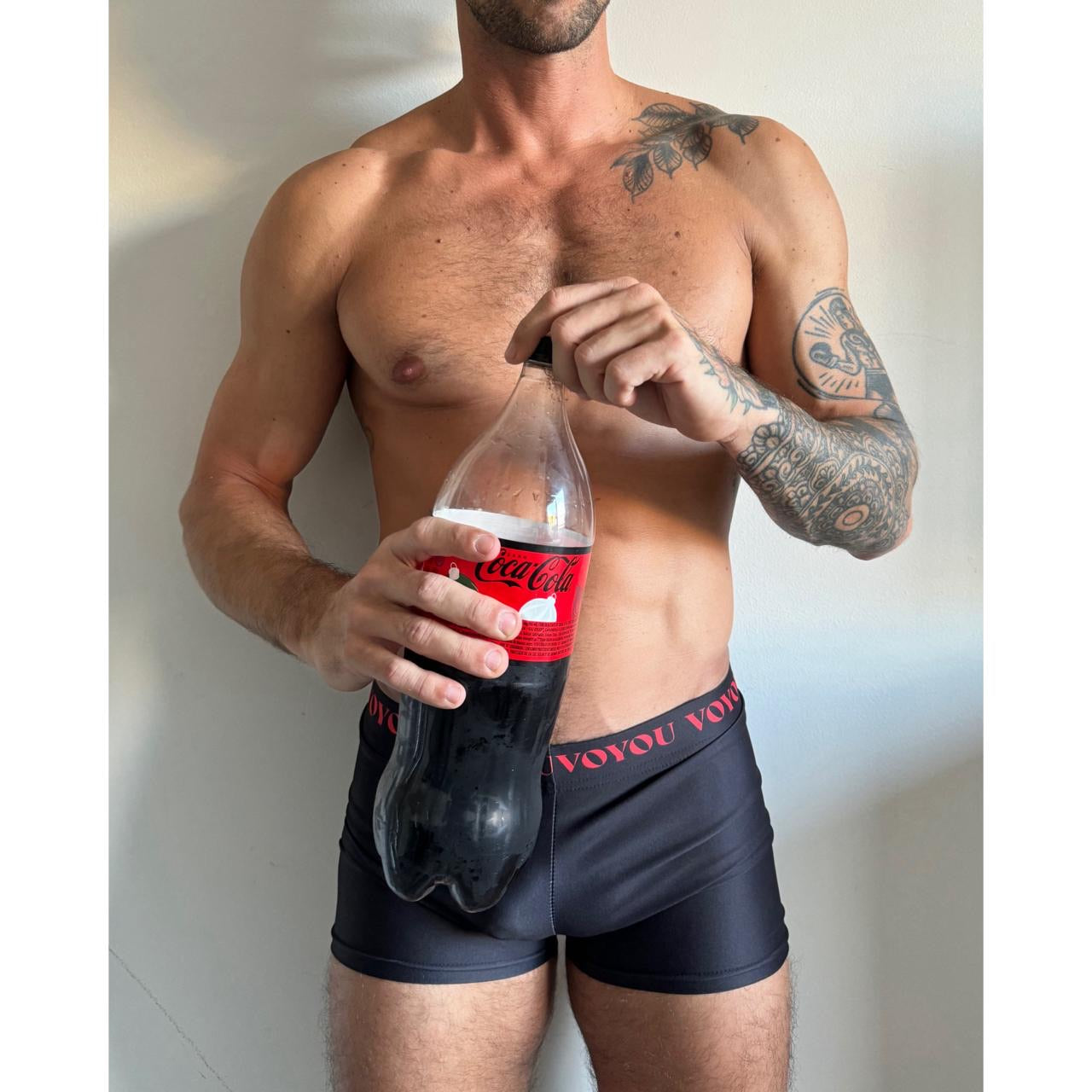 VOYOU BUTTER RIDING SHORTS