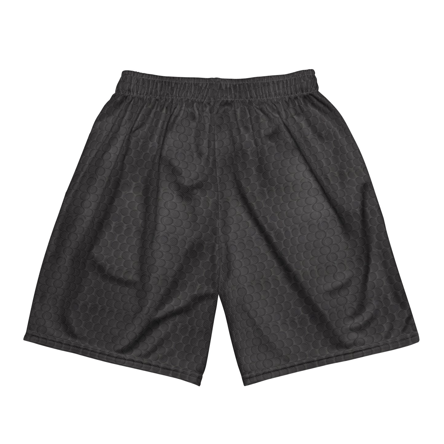 Black Penny Tile mesh shorts