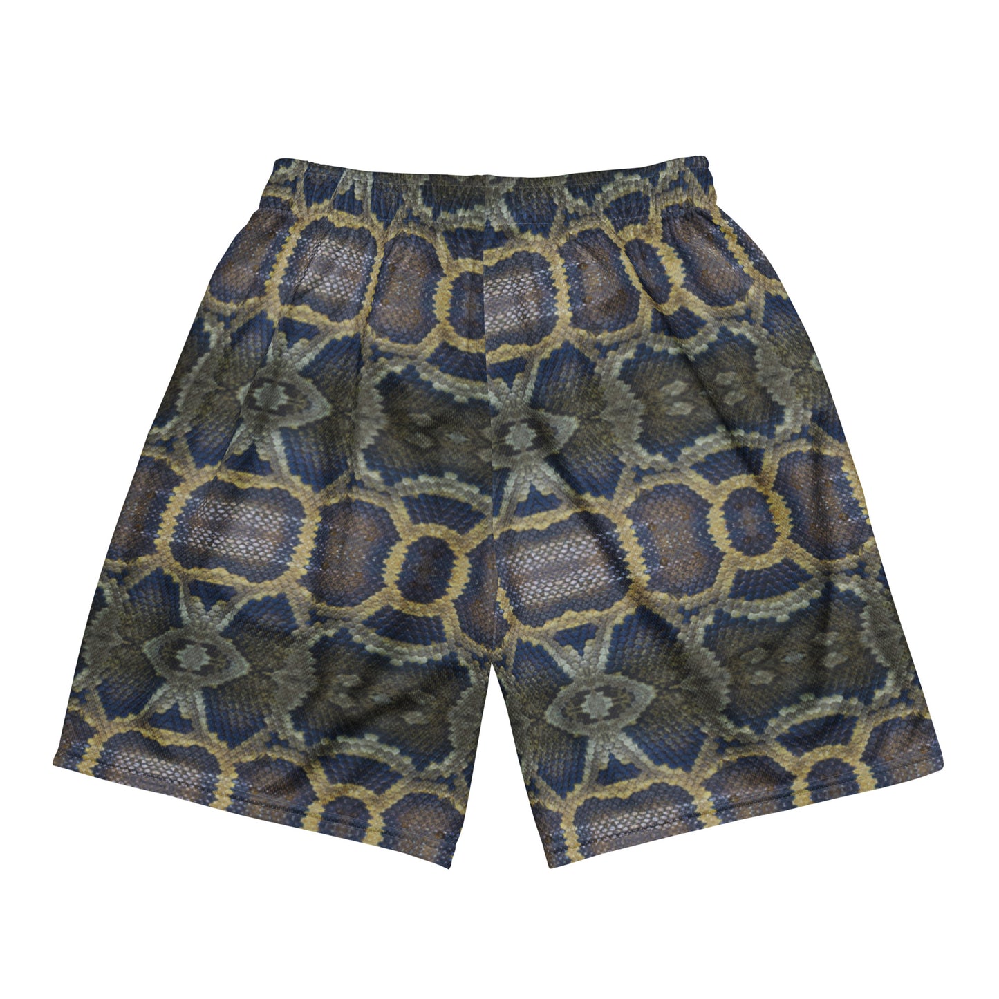 VOYOU SNAKE SKIN MESH SHORTS
