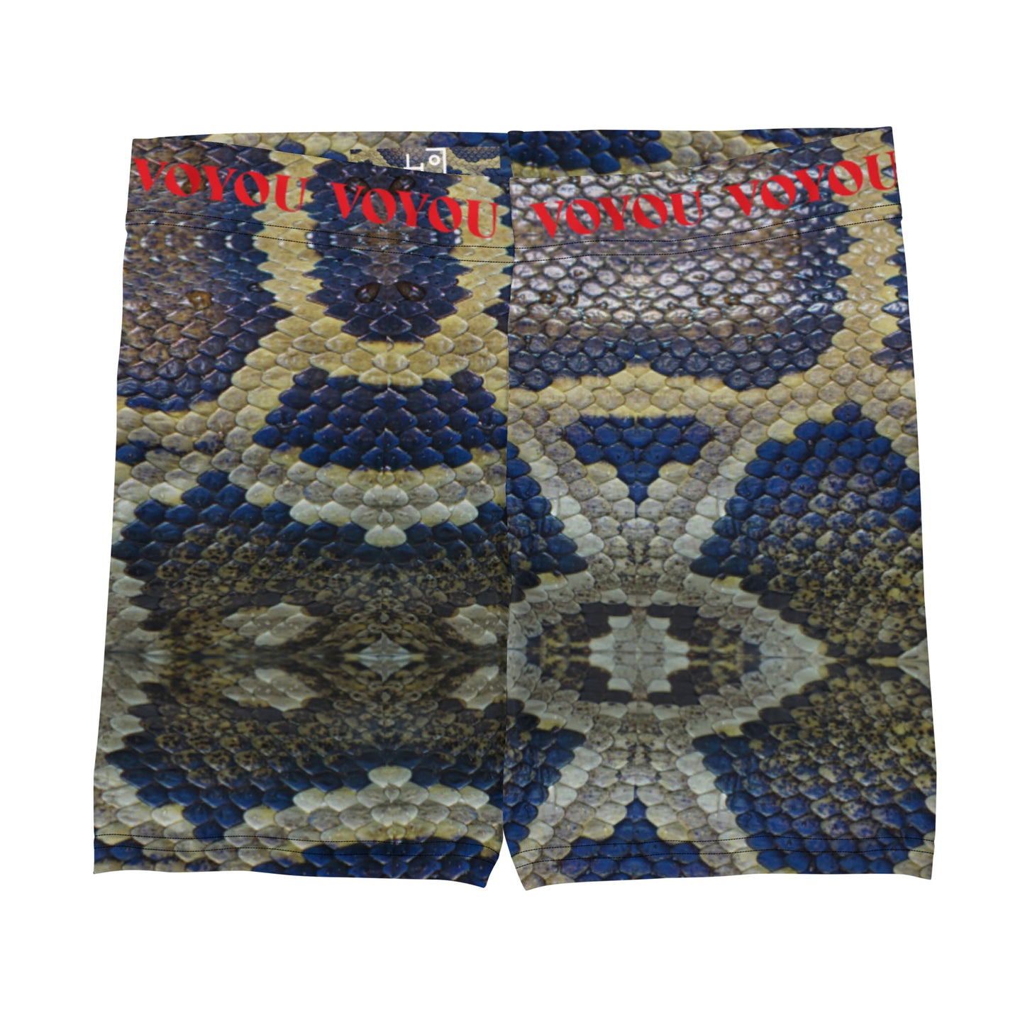 VOYOU Snake Skin Cycling Shorts