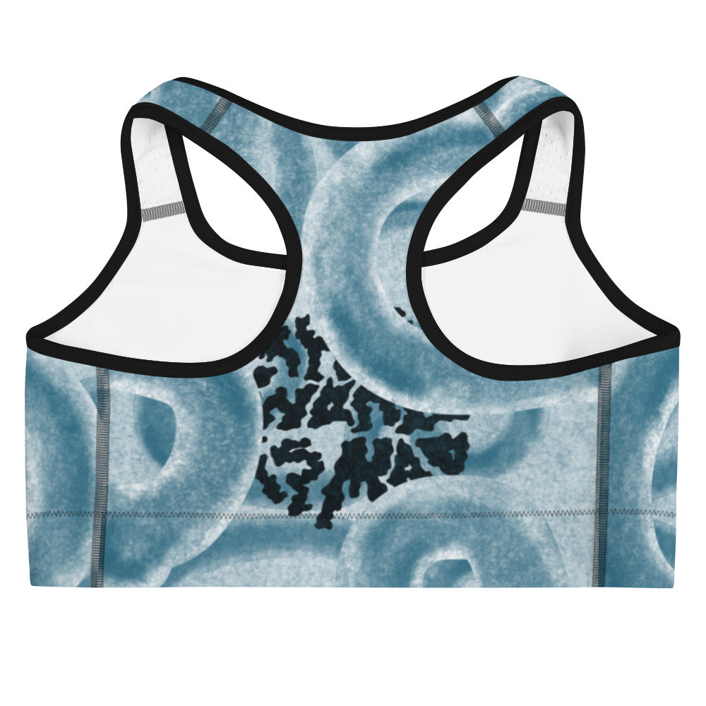Blue Sports Bra by E*SURREALIST