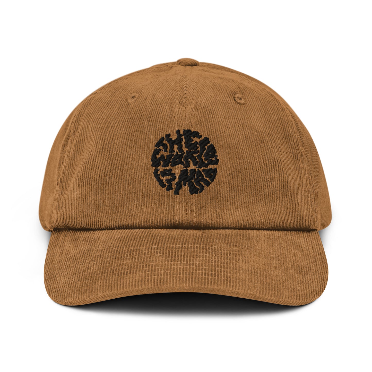 THE WORLD IS MAD Corduroy CAP By E*SURREALIST
