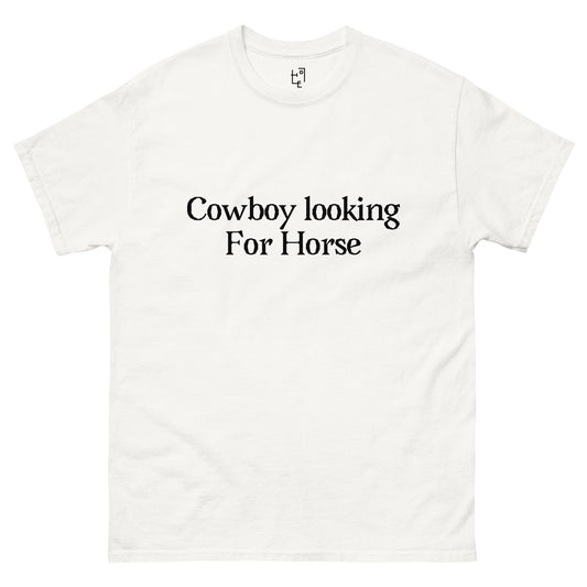 COWBOY LOOKING FOR HORSE