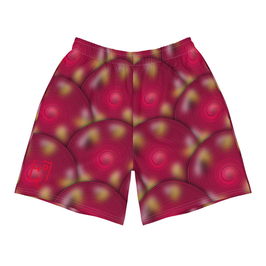 Red Recycled Gym Shorts