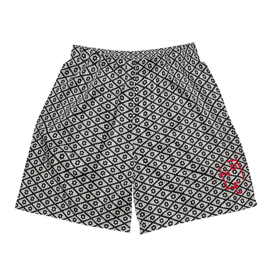 B&W Tile mesh shorts