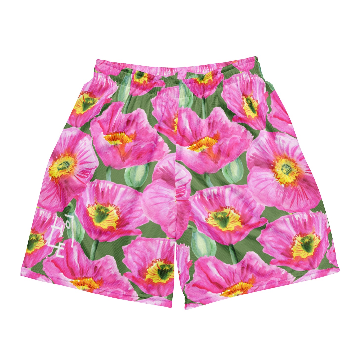 FLOWER MESH SHORTS