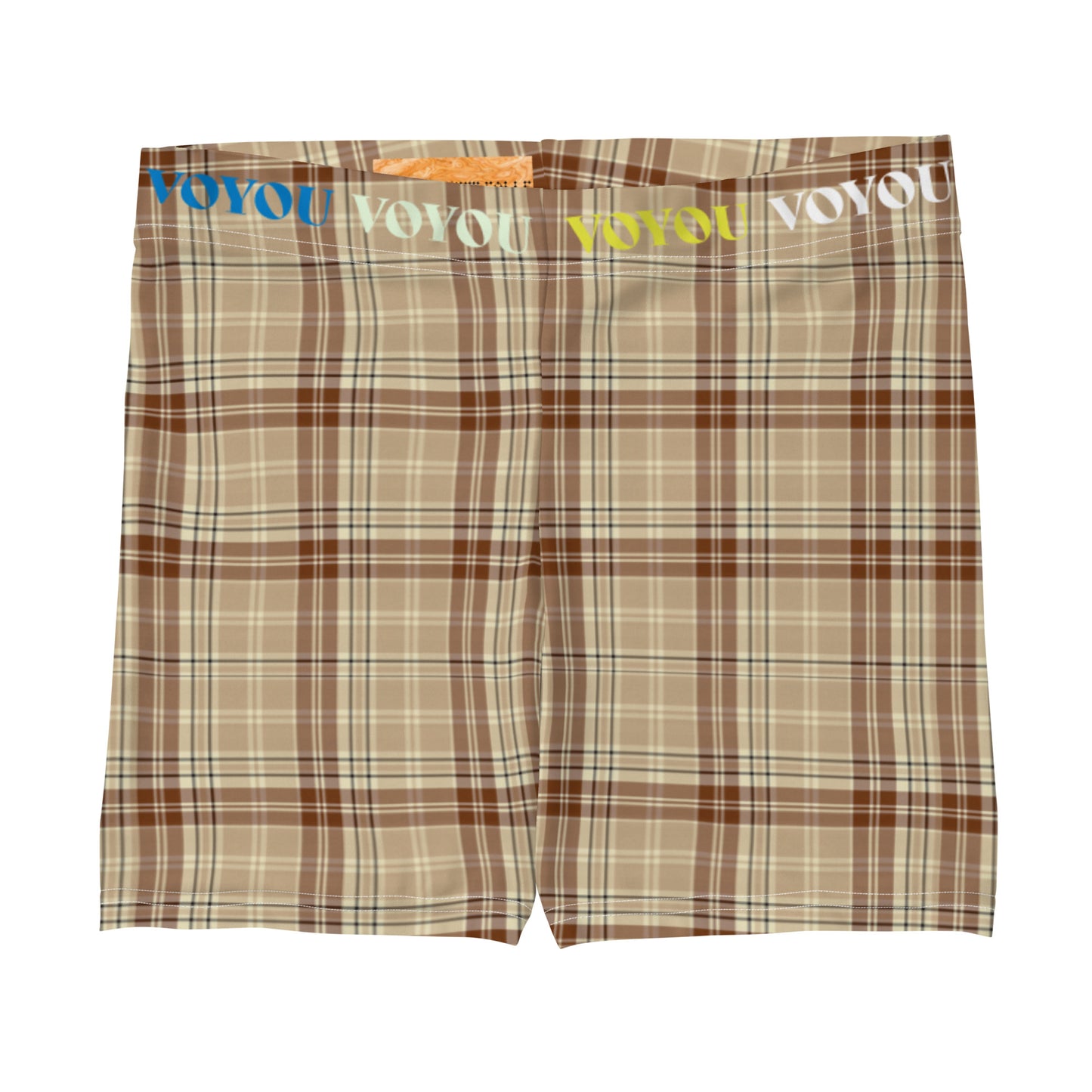 MULTI PLAID VOYOU SHORTS