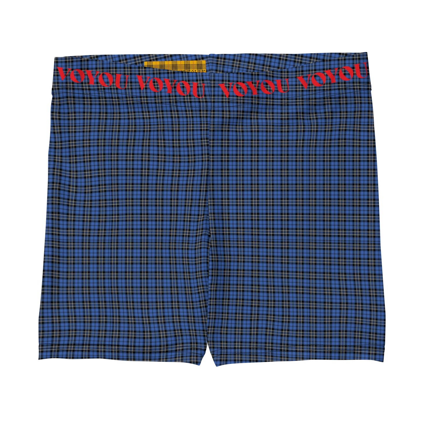 BLUE PLAID VOYOU SHORTS