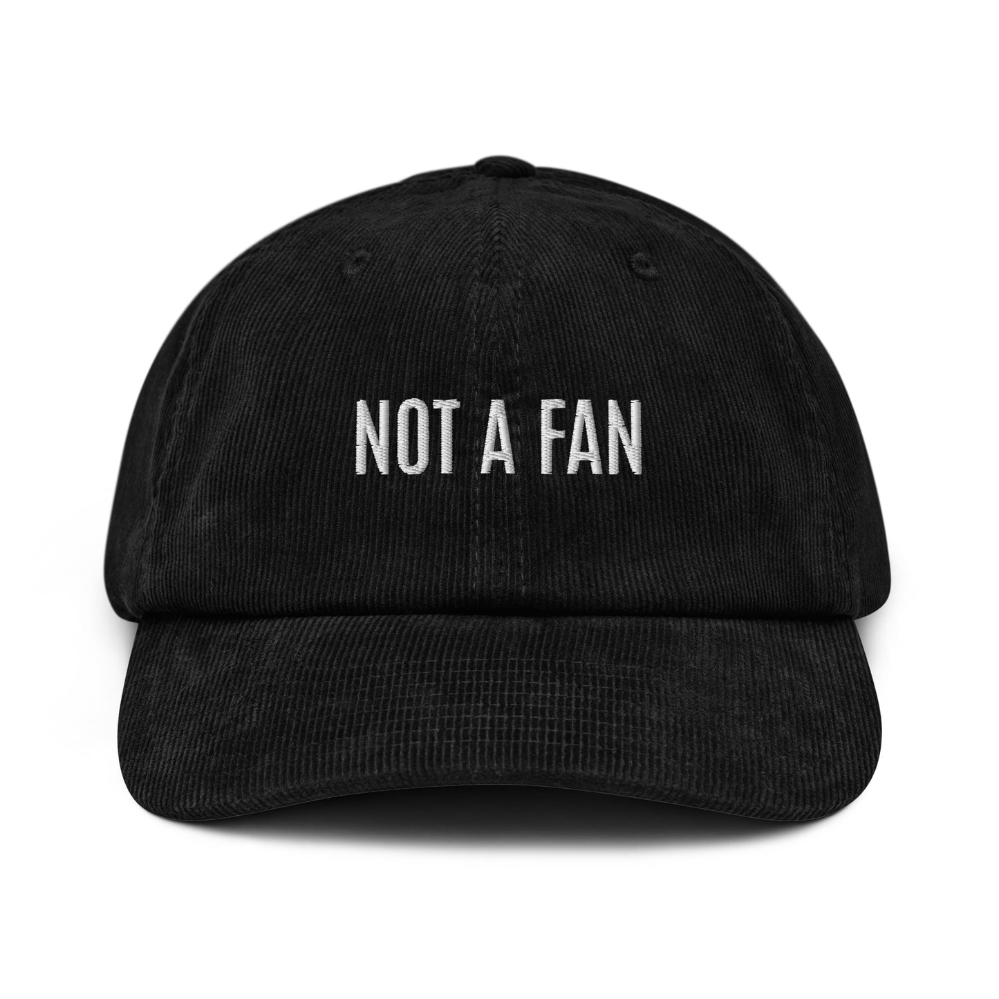 NOT A FAN Corduroy cap