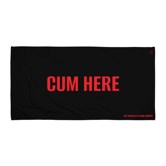 CUM HERE TOWEL X ADAN