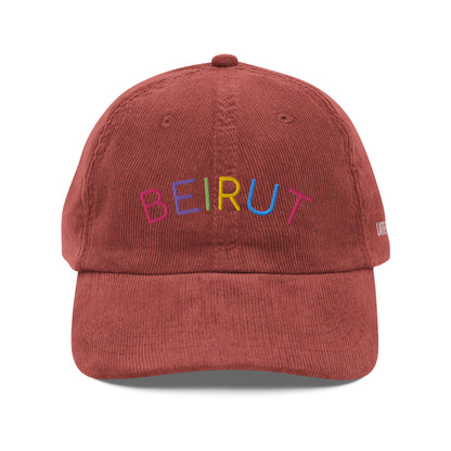 BEIRUT corduroy cap